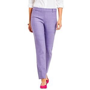 Talbots Chatham Wool Dress Pants Violet Heather Purple 16